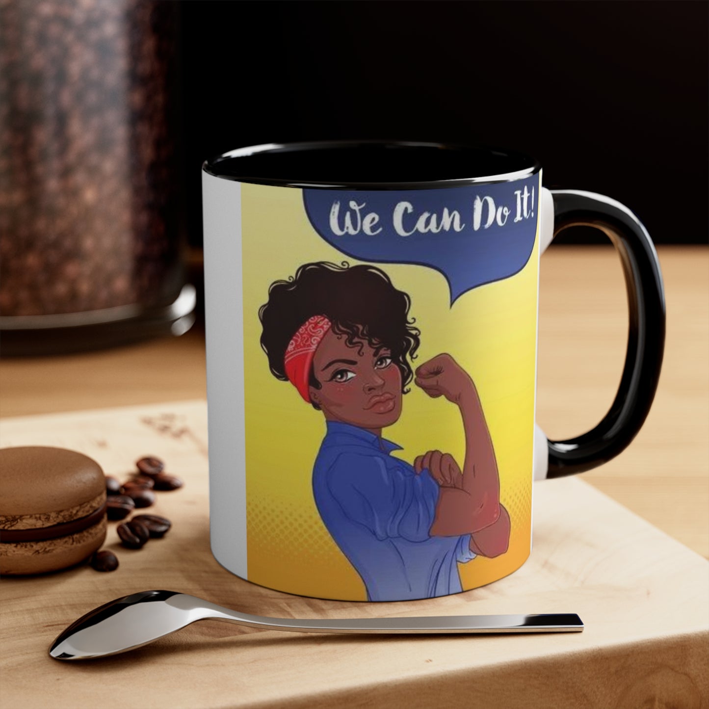We Can Do It Ceramic Coffee Mug, teacher gift, coworker gift, unique gift, gift for mom, gift for dad, funny mug, Motivation gift