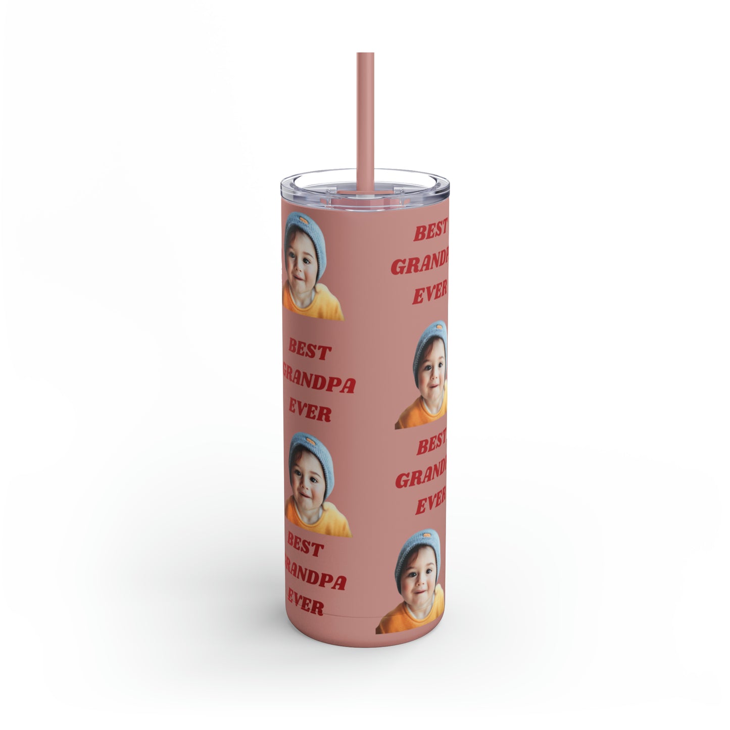 Best Grandpa Photo Tumbler, Valentine's Day gift, Birthday gift, Grandpa Gift, Tumblers, Gift for him, Skinny Matte Tumbler, 20oz