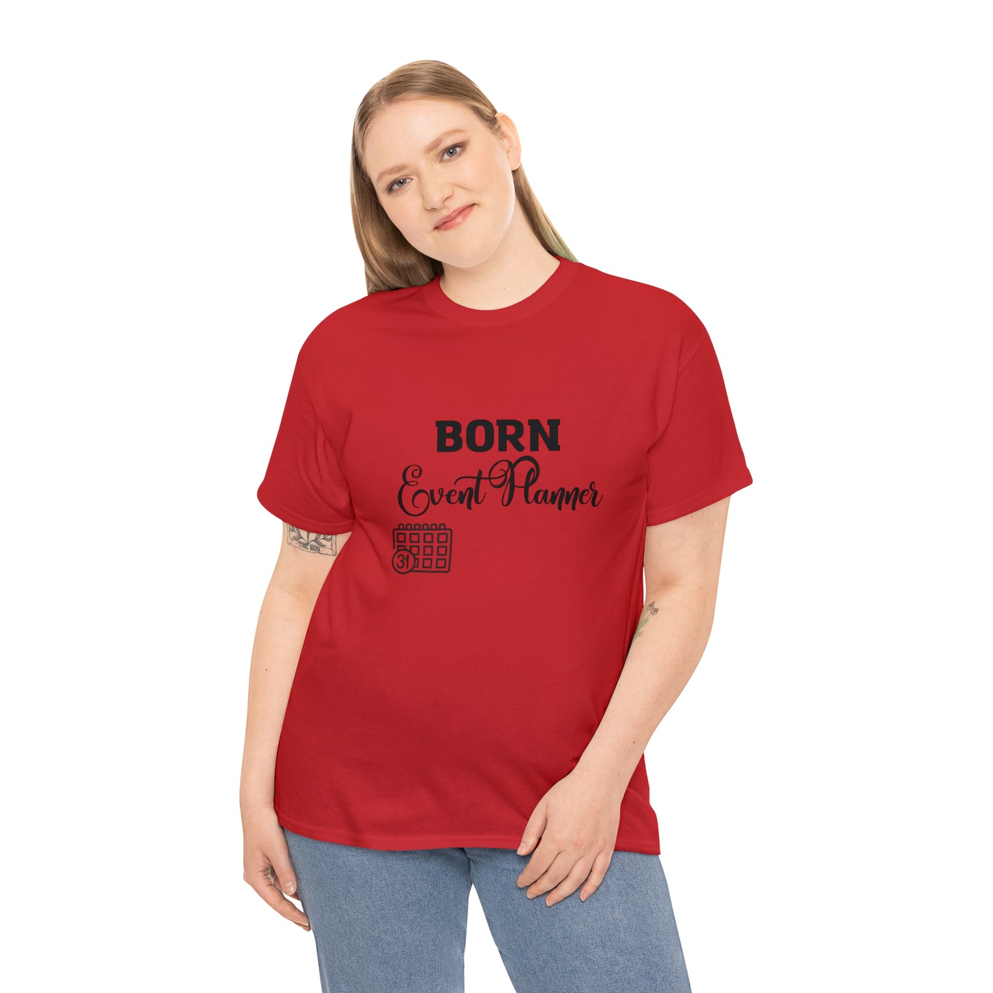 Born Event Planner Unisex Heavy Cotton Tee