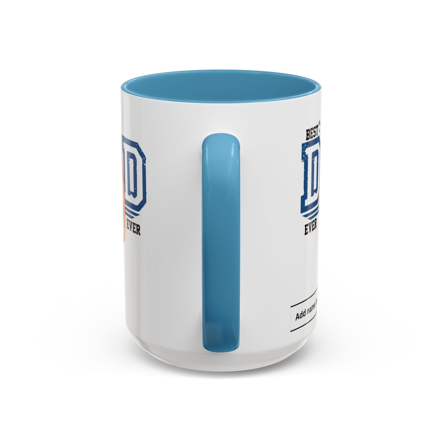 Best Dad Ever Accent Coffee Mug | Father's Day Gift, Dad Mug, Coffee Lover Gift, Family Appreciation, Unique Drinking Cup