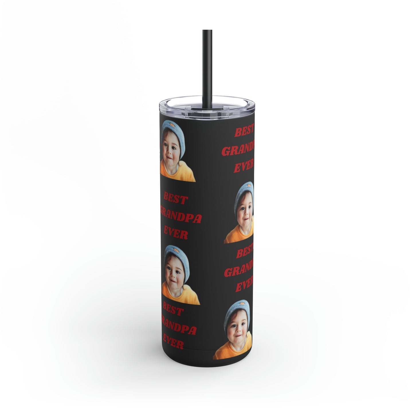 Best Grandpa Photo Tumbler, Valentine's Day gift, Birthday gift, Grandpa Gift, Tumblers, Gift for him, Skinny Matte Tumbler, 20oz