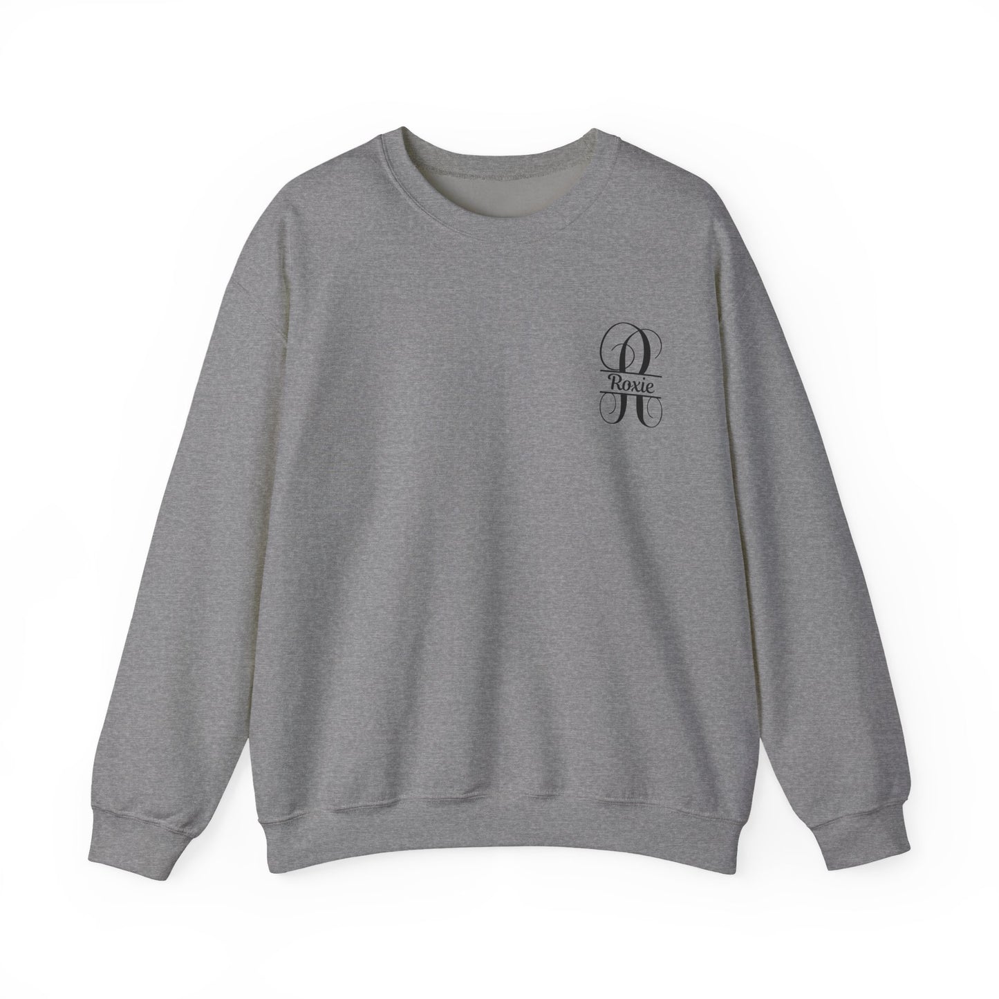 Personalized unisex sweatshirt, Crewneck, Gift for Her, Gift for Him, Fancy Monogram Sweatshirt, Adult Crewneck Sweatshirt