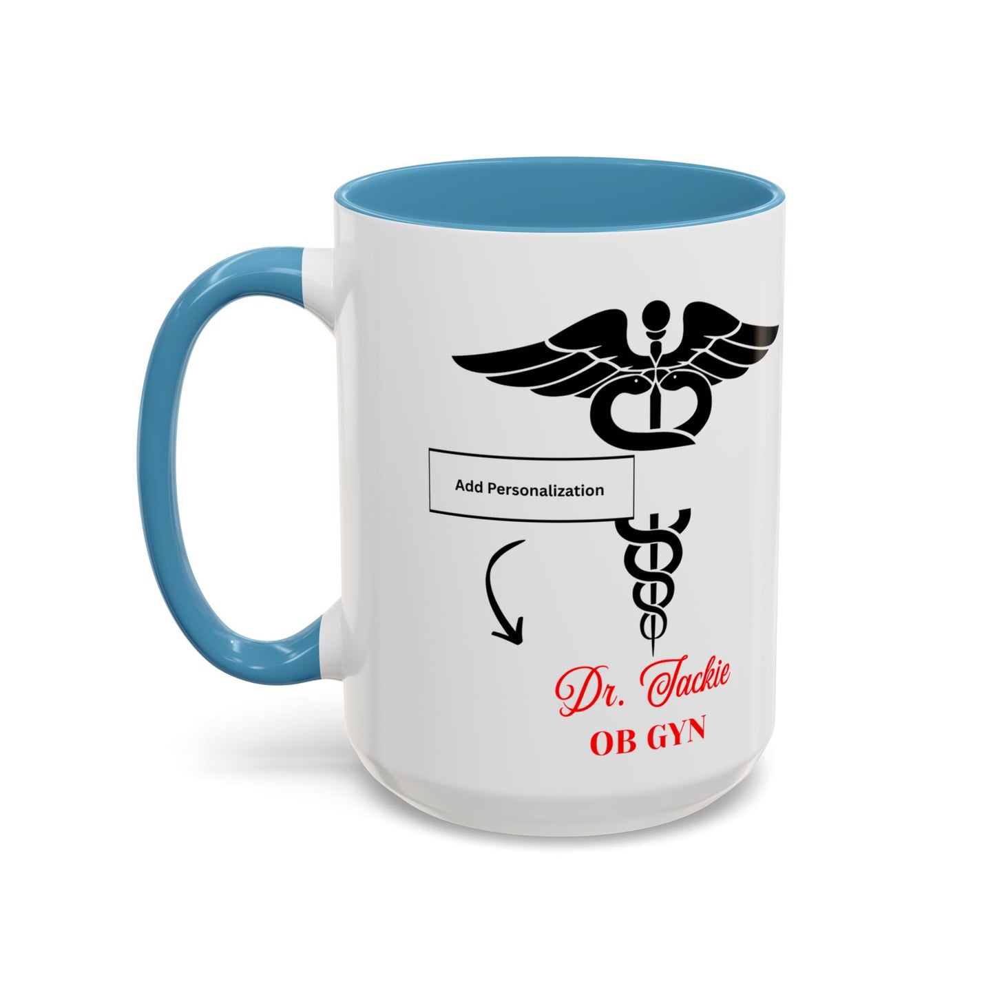 Personalized Accent Coffee Mug | Father's Day Gift, Dad Mug, Coffee Lover Gift, Family Appreciation, Unique Drinking Cup