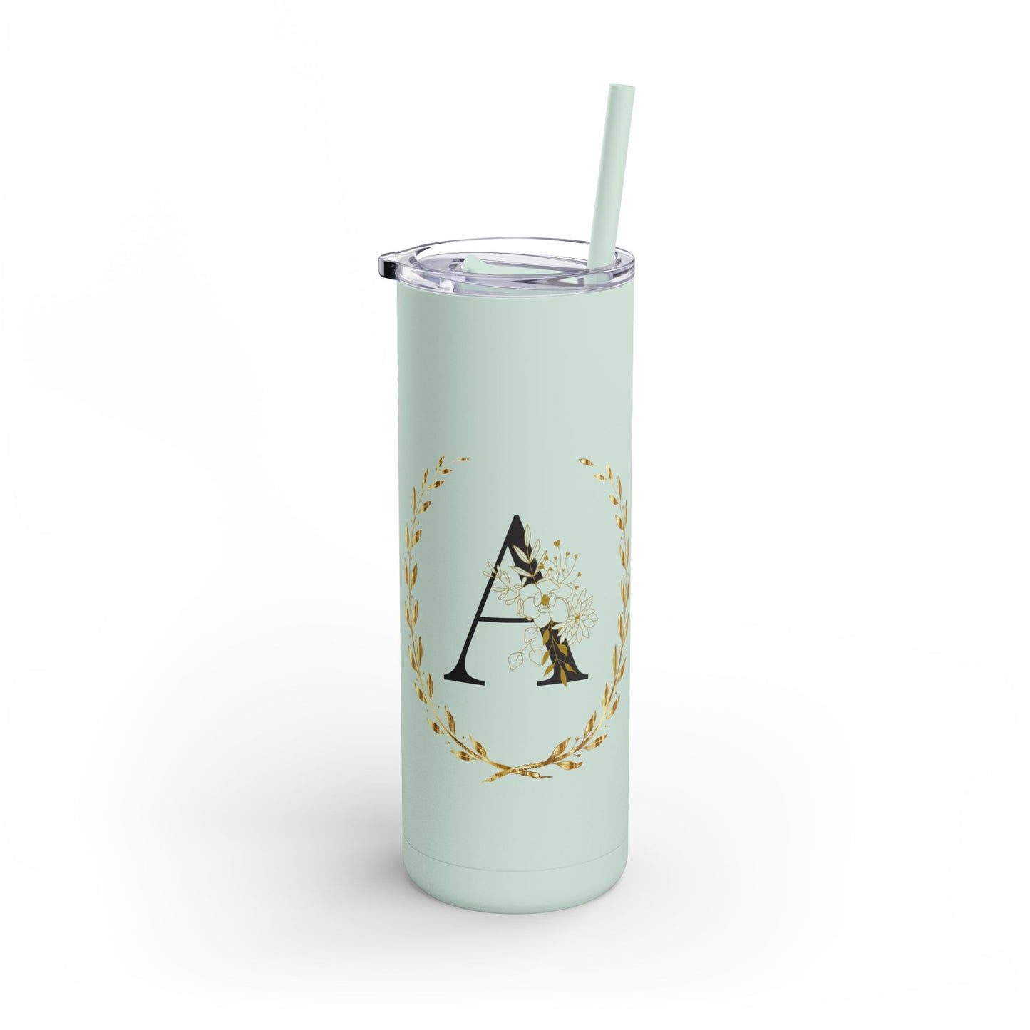 Custom Letter Tumbler, 20 oz Tumbler, graduation gift, Gift for her, Gift for him, custom name, Skinny Matte Tumbler, 20oz