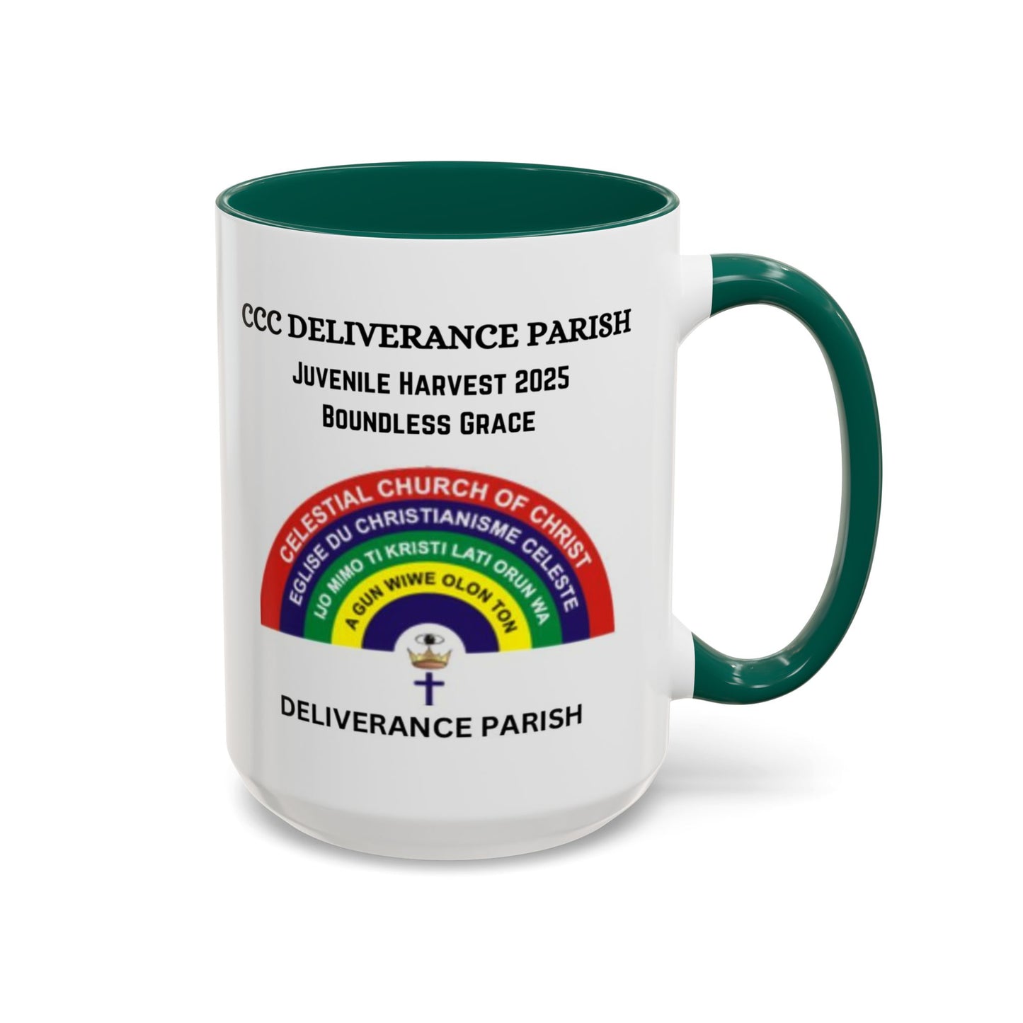 15 oz Inspirational Colorful Mug - CCC Deliverance Parish - Juvenile Harvest 2025