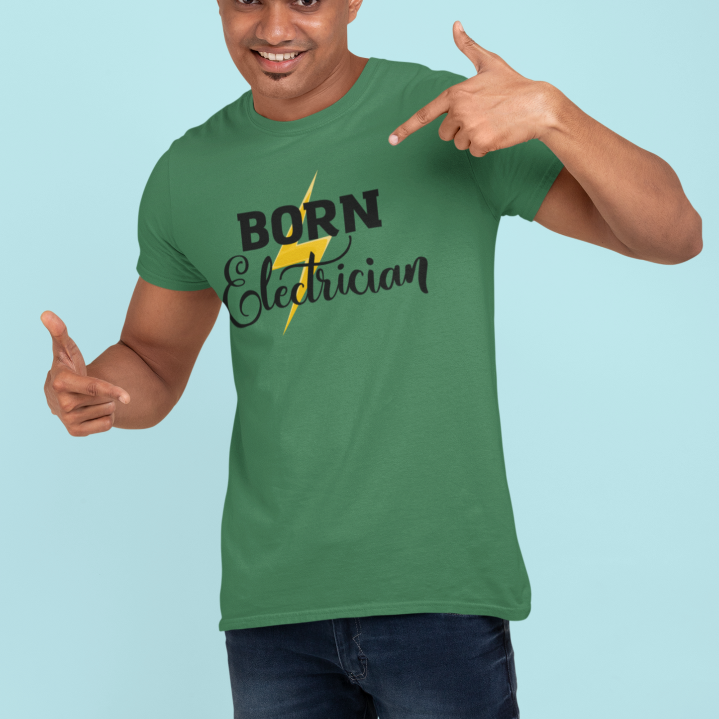 Born Electrician Unisex Tee, Electrician Husband Gift, Electrician Shirt, Electrician Gift, Electrician Shirts, Electrician Dad, Electrician T Shirt, Electrical Engineer Electrical Worker