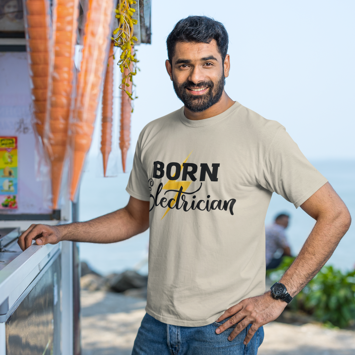 Born Electrician Unisex Tee, Electrician Husband Gift, Electrician Shirt, Electrician Gift, Electrician Shirts, Electrician Dad, Electrician T Shirt, Electrical Engineer Electrical Worker