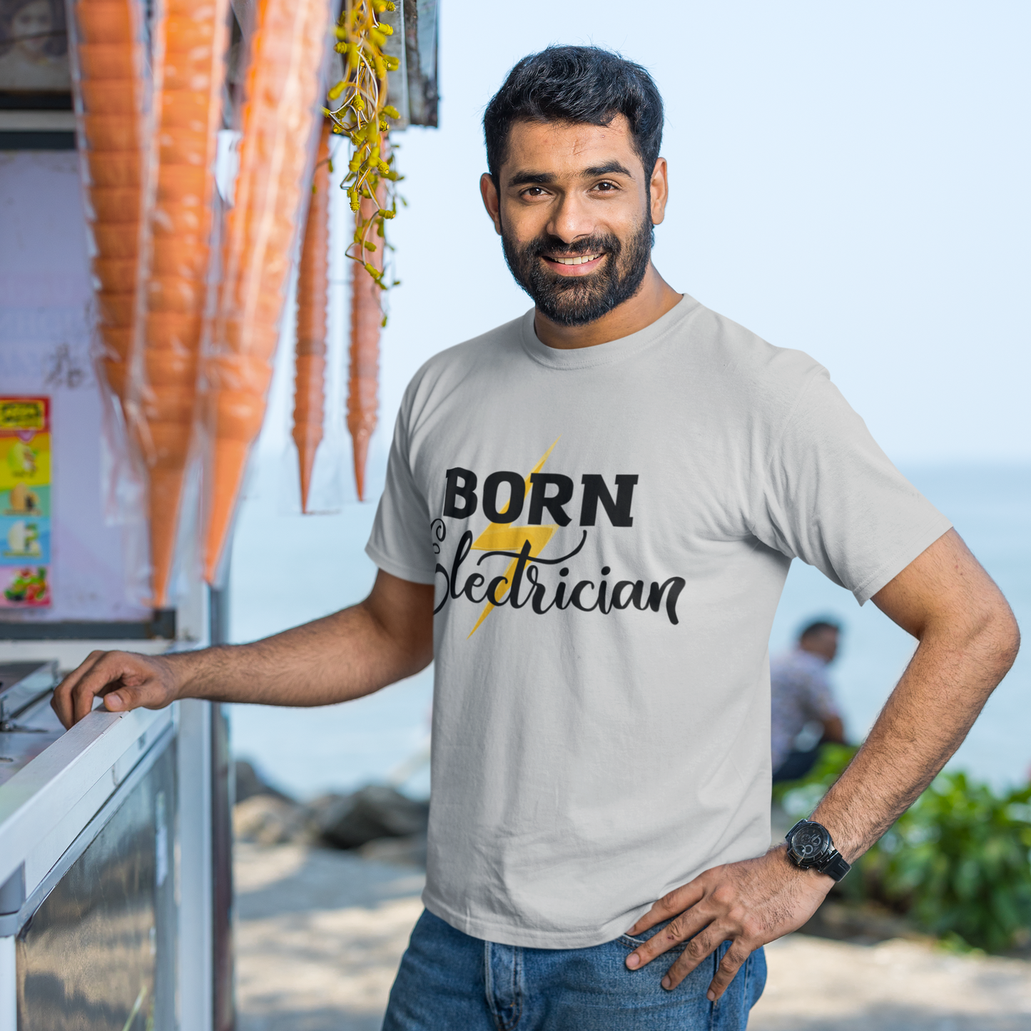 Born Electrician Unisex Tee, Electrician Husband Gift, Electrician Shirt, Electrician Gift, Electrician Shirts, Electrician Dad, Electrician T Shirt, Electrical Engineer Electrical Worker