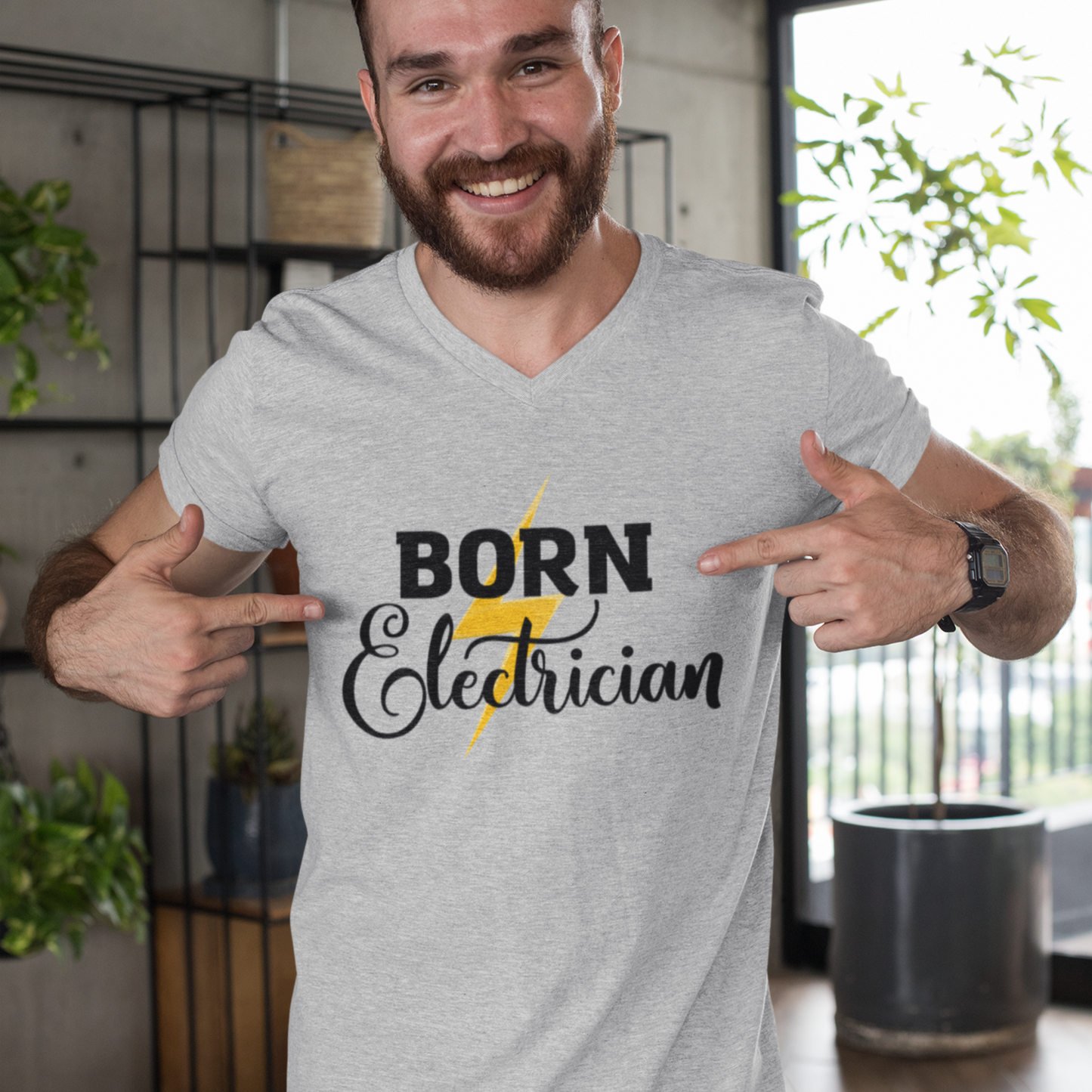 Born Electrician Unisex Tee, Electrician Husband Gift, Electrician Shirt, Electrician Gift, Electrician Shirts, Electrician Dad, Electrician T Shirt, Electrical Engineer Electrical Worker