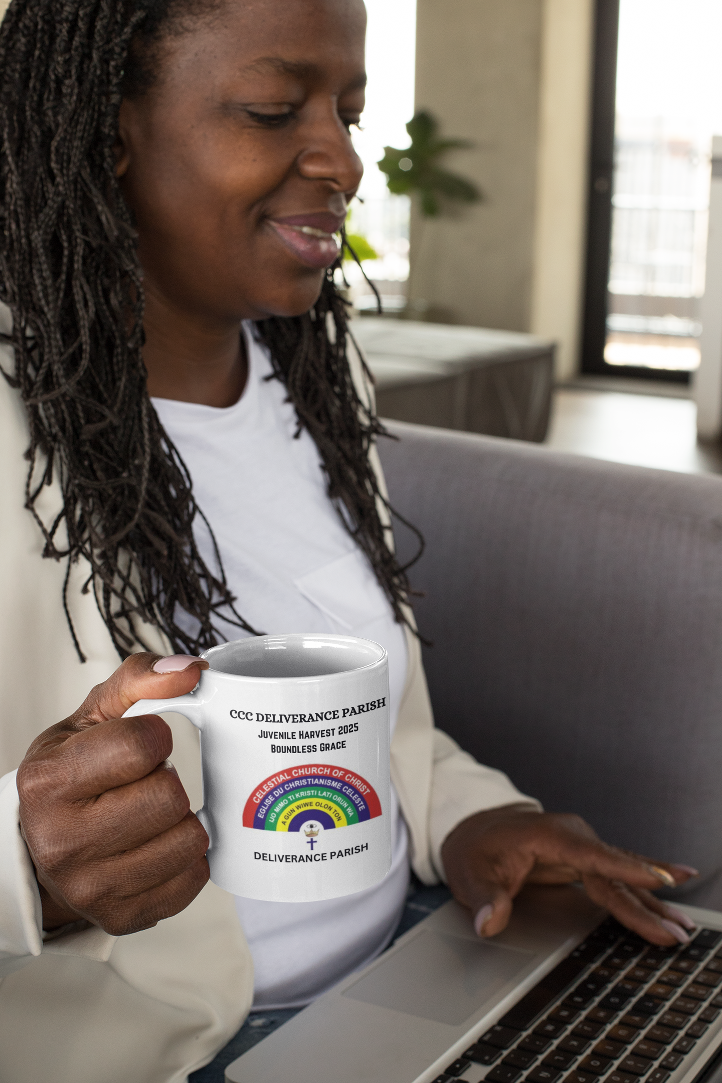 11oz Inspirational Colorful Mug - CCC Deliverance Parish - Juvenile Harvest 2025
