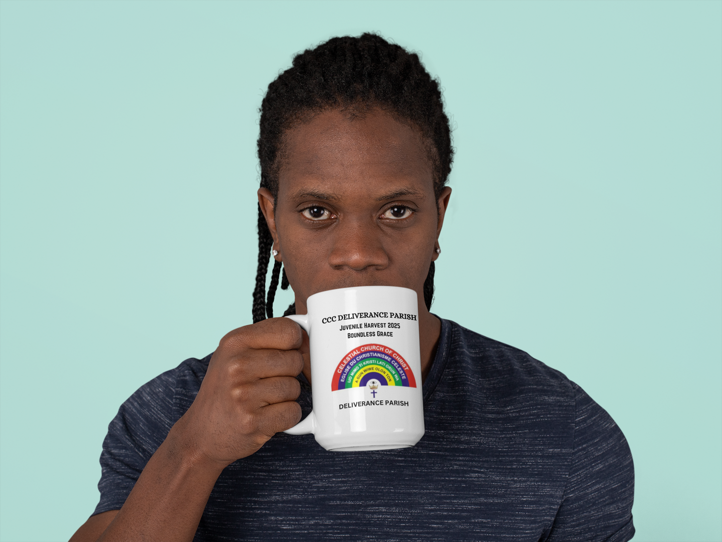 15 oz Inspirational Colorful Mug - CCC Deliverance Parish - Juvenile Harvest 2025