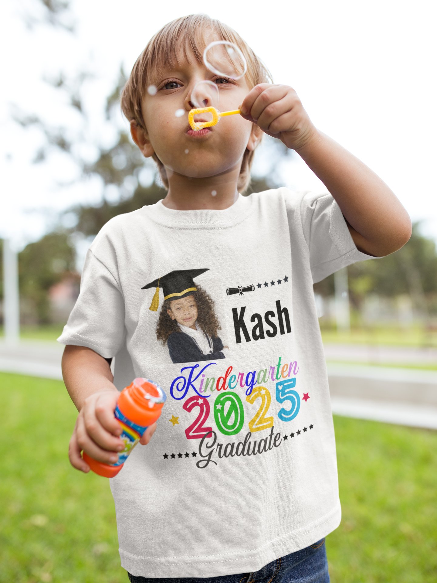 Kids Graduation Tee - Kindergarten Graduate 2025 - Mockup 2