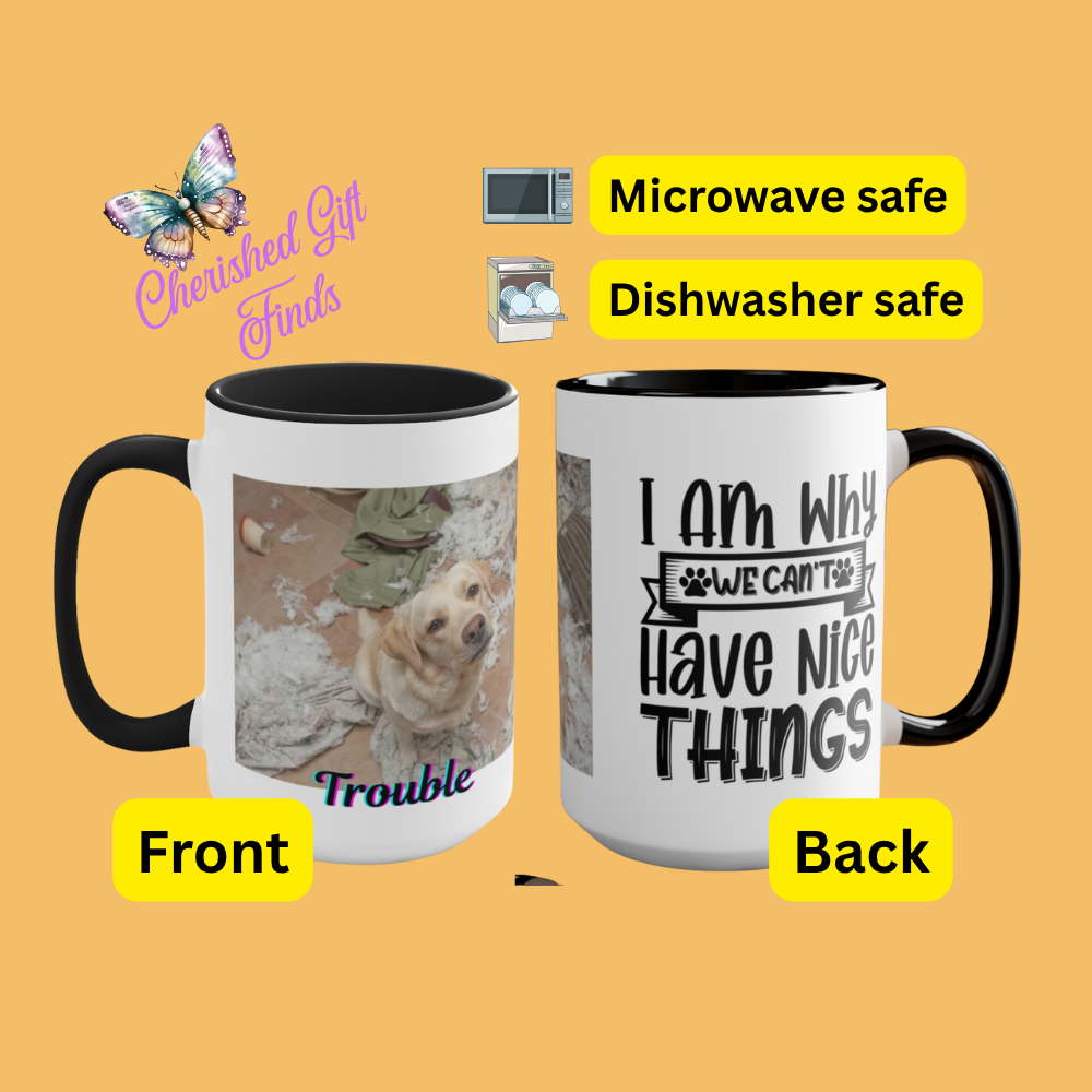 Gift for pet owner, animal lover gift, custom mug design, personalized gifts, dog lover gift, pet photo mug, pet photo gift, cute dog mug