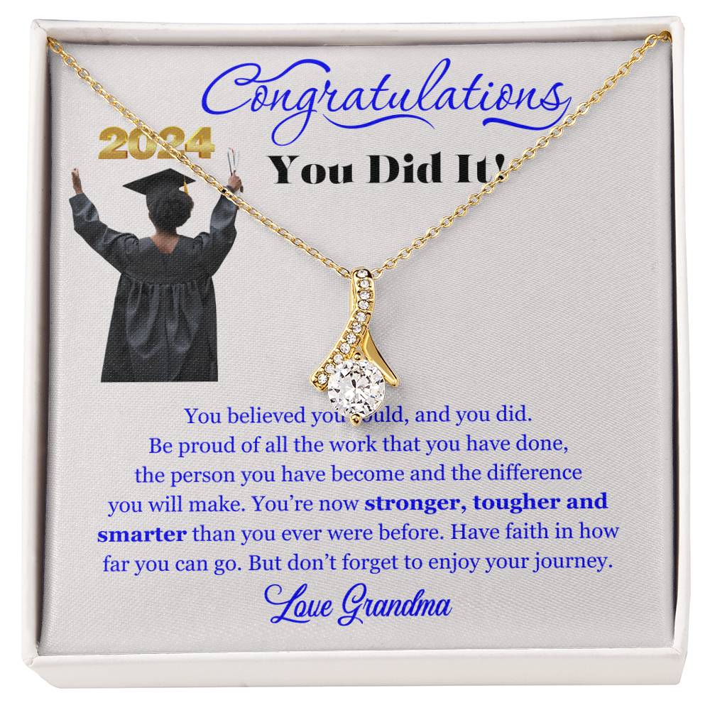 Graduating Senior Gifts for Girls, Personalized Graduation Gift for Her, Graduation Gifts, Class of 2025, Graduate Gift. Alluring Beauty Necklace