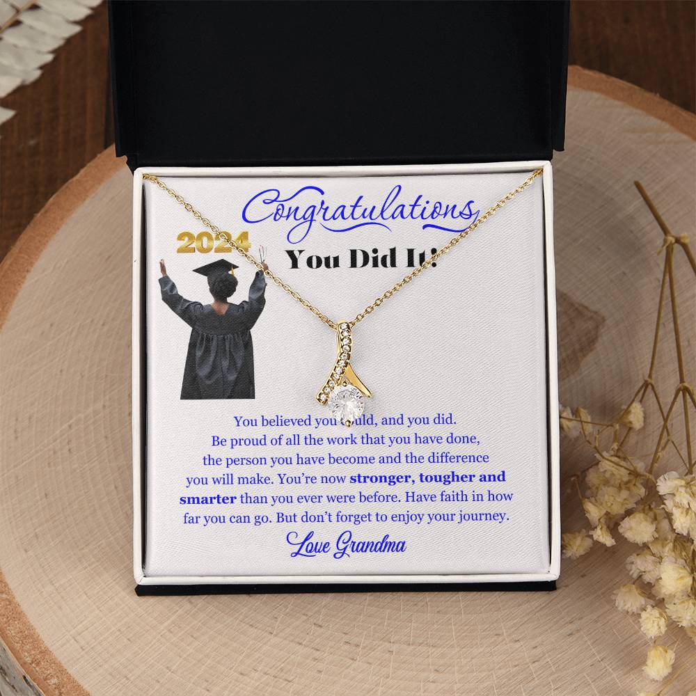 Graduating Senior Gifts for Girls, Personalized Graduation Gift for Her, Graduation Gifts, Class of 2025, Graduate Gift. Alluring Beauty Necklace