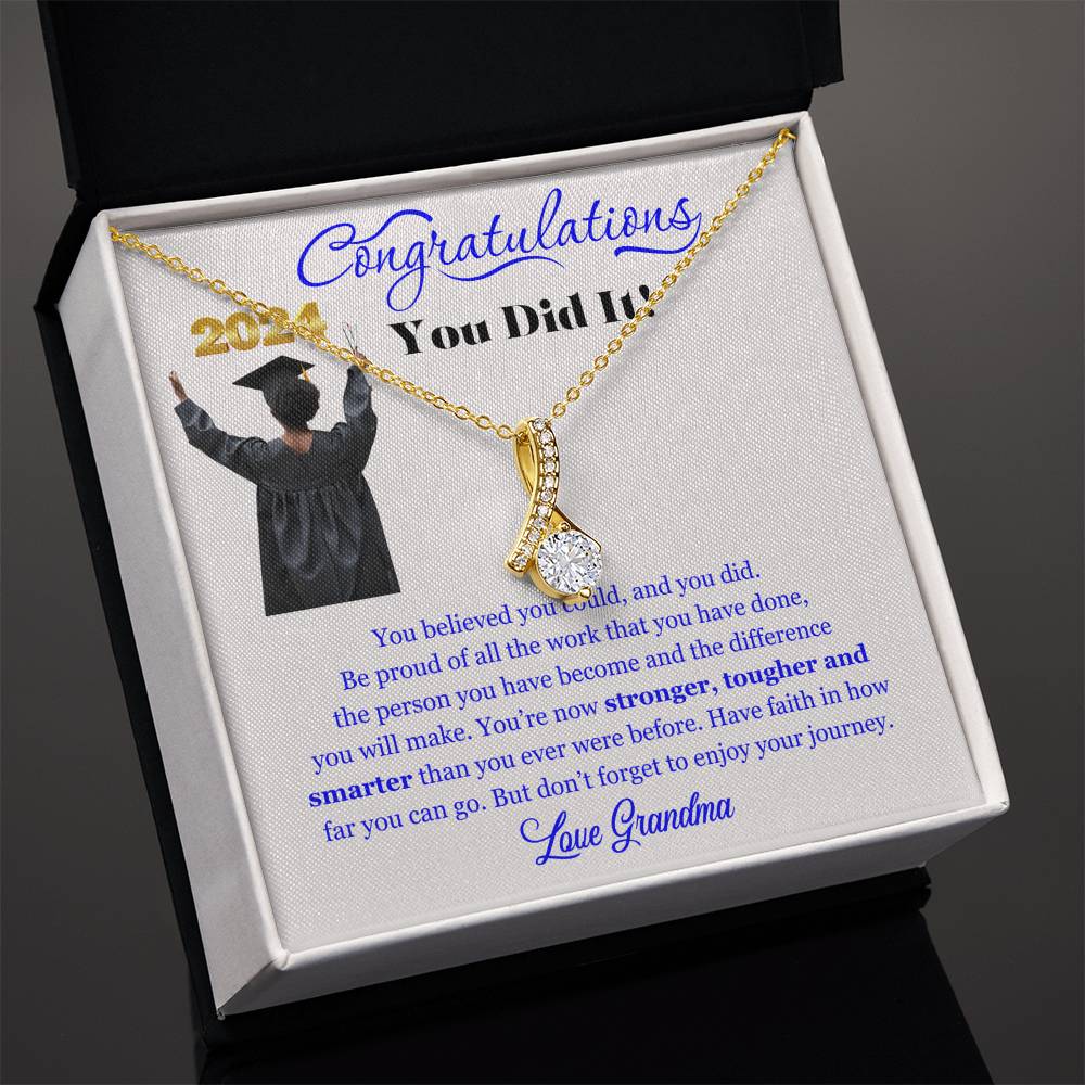 Graduating Senior Gifts for Girls, Personalized Graduation Gift for Her, Graduation Gifts, Class of 2025, Graduate Gift. Alluring Beauty Necklace
