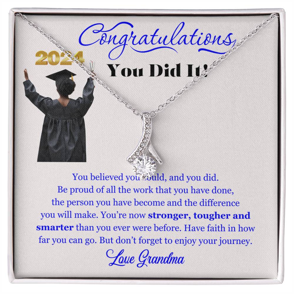 Graduating Senior Gifts for Girls, Personalized Graduation Gift for Her, Graduation Gifts, Class of 2025, Graduate Gift. Alluring Beauty Necklace
