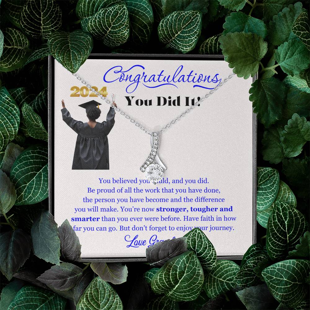 Graduating Senior Gifts for Girls, Personalized Graduation Gift for Her, Graduation Gifts, Class of 2025, Graduate Gift. Alluring Beauty Necklace
