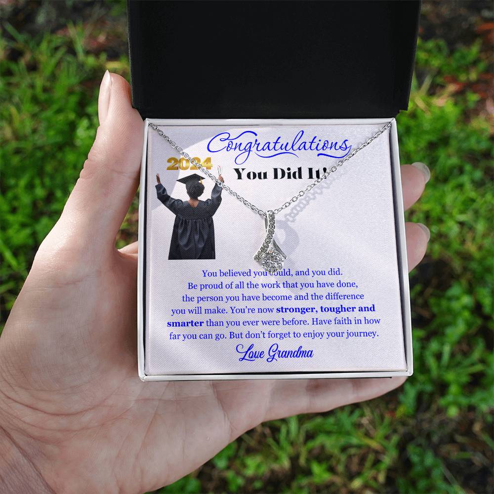 Graduating Senior Gifts for Girls, Personalized Graduation Gift for Her, Graduation Gifts, Class of 2025, Graduate Gift. Alluring Beauty Necklace