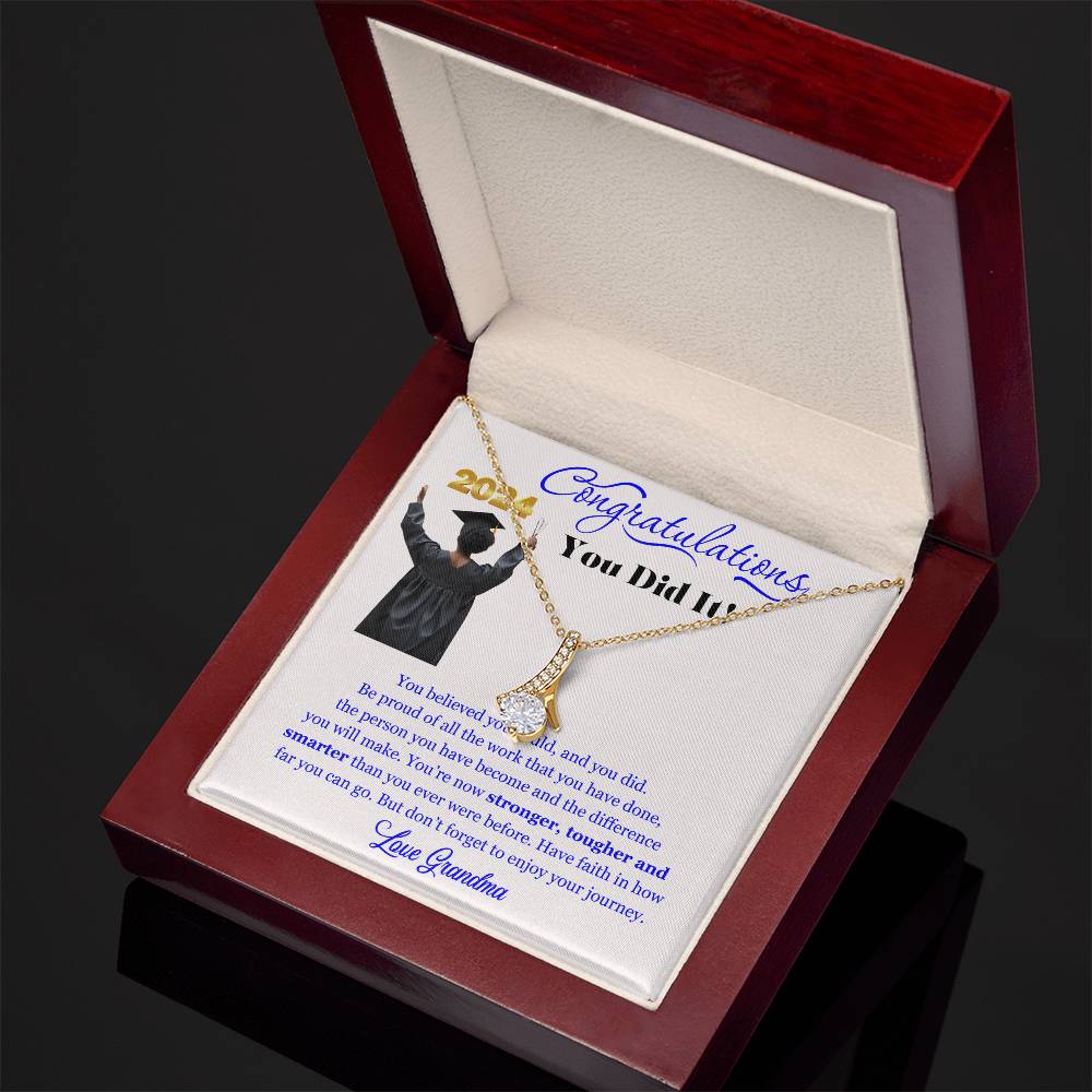 Graduating Senior Gifts for Girls, Personalized Graduation Gift for Her, Graduation Gifts, Class of 2025, Graduate Gift. Alluring Beauty Necklace