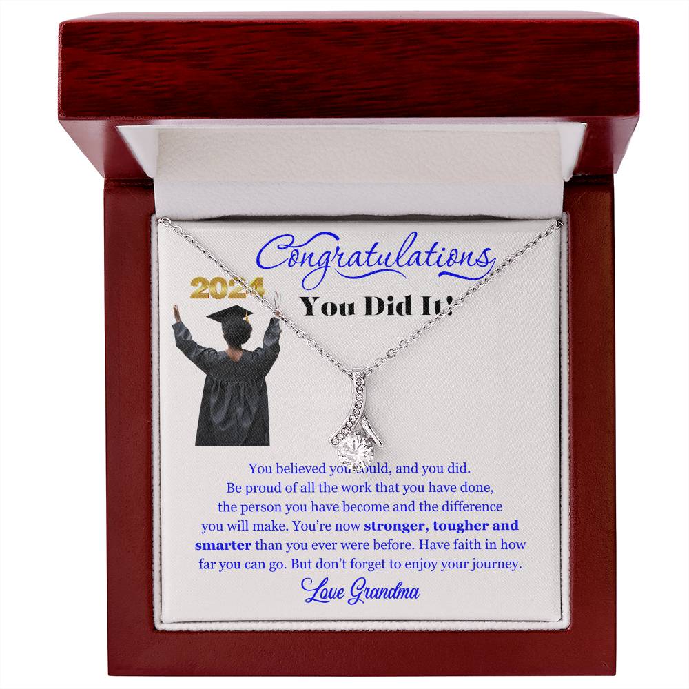Graduating Senior Gifts for Girls, Personalized Graduation Gift for Her, Graduation Gifts, Class of 2025, Graduate Gift. Alluring Beauty Necklace