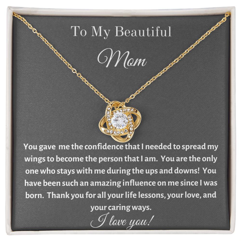 Revd Love Knot Necklace, Mom Gift, Mother's Day Gift, Mom Necklace, Mother Gift From Son, Mother Gift From Daughter, Mom Birthday Gift, Just Because Gift to Mom