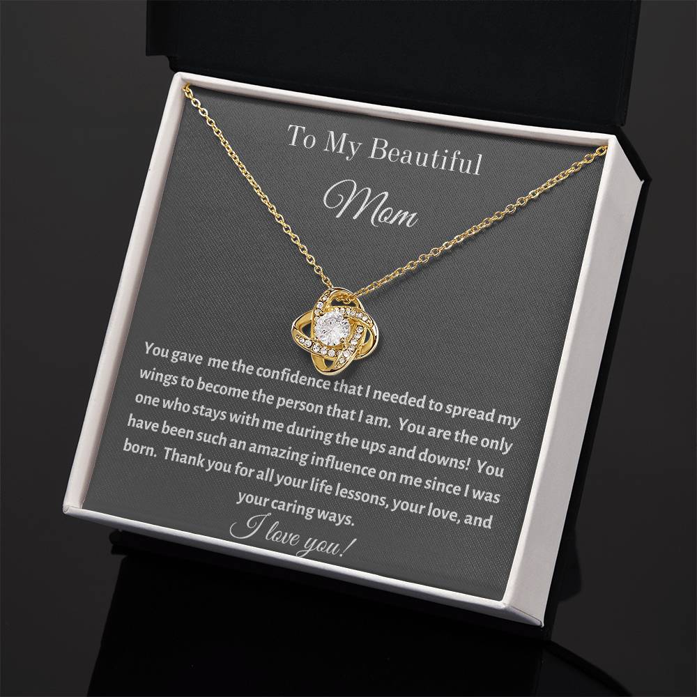 Revd Love Knot Necklace, Mom Gift, Mother's Day Gift, Mom Necklace, Mother Gift From Son, Mother Gift From Daughter, Mom Birthday Gift, Just Because Gift to Mom