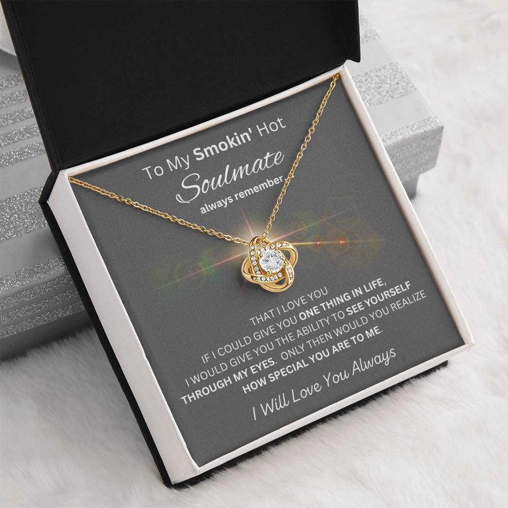 Revd Love Knot Earring & Necklace Set. Wife Gift, Mother's Day Gift, Wife Necklace, Mother's Day Gift From Soulmate, Mother's Day Gift From Spouse, Wife Birthday Gift, Soulmate Birthday Gift, Just Because Gift to Wife, Birthday Gift, Anniversary Gift