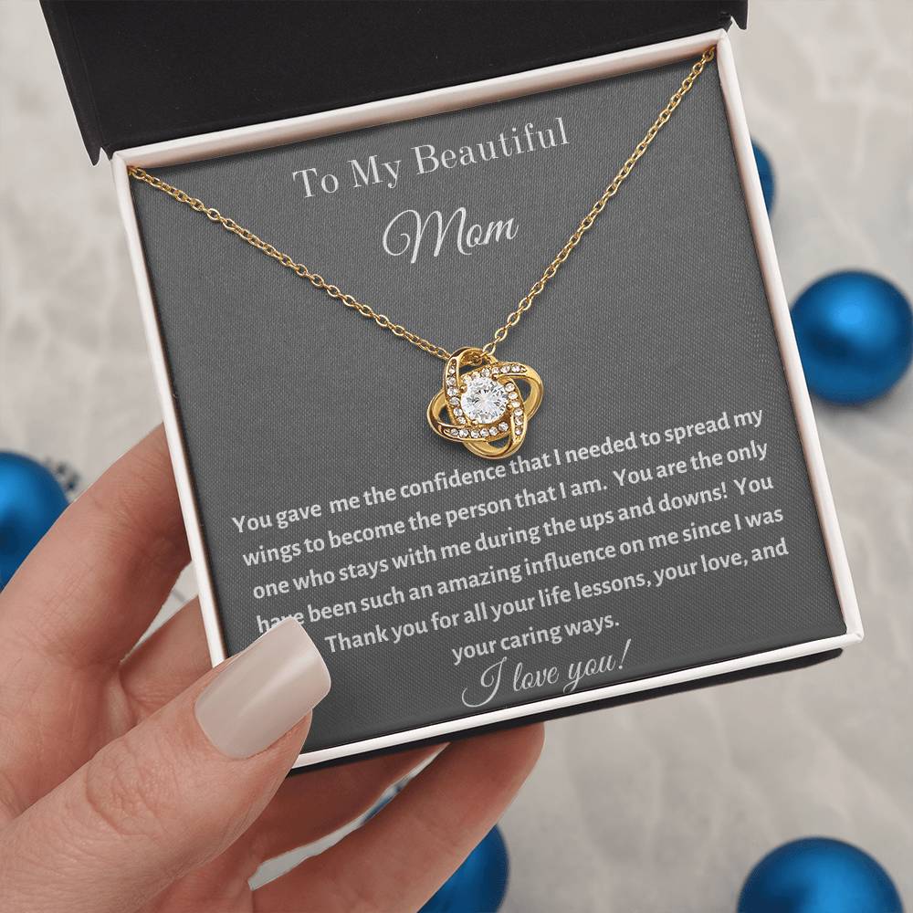 Revd Love Knot Necklace, Mom Gift, Mother's Day Gift, Mom Necklace, Mother Gift From Son, Mother Gift From Daughter, Mom Birthday Gift, Just Because Gift to Mom