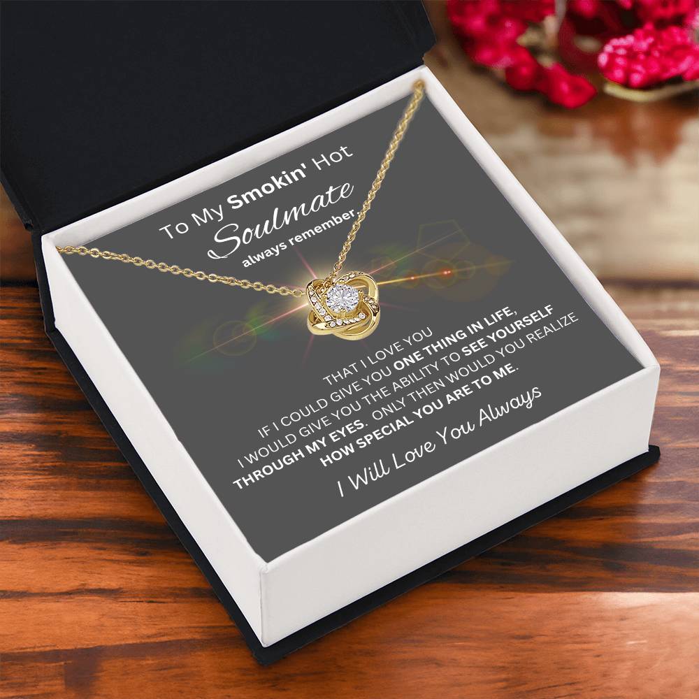 Revd Love Knot Earring & Necklace Set. Wife Gift, Mother's Day Gift, Wife Necklace, Mother's Day Gift From Soulmate, Mother's Day Gift From Spouse, Wife Birthday Gift, Soulmate Birthday Gift, Just Because Gift to Wife, Birthday Gift, Anniversary Gift