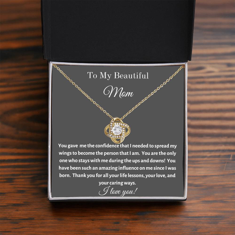 Revd Love Knot Necklace, Mom Gift, Mother's Day Gift, Mom Necklace, Mother Gift From Son, Mother Gift From Daughter, Mom Birthday Gift, Just Because Gift to Mom