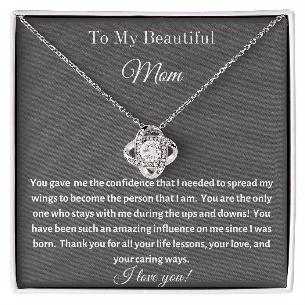 Revd Love Knot Necklace, Mom Gift, Mother's Day Gift, Mom Necklace, Mother Gift From Son, Mother Gift From Daughter, Mom Birthday Gift, Just Because Gift to Mom