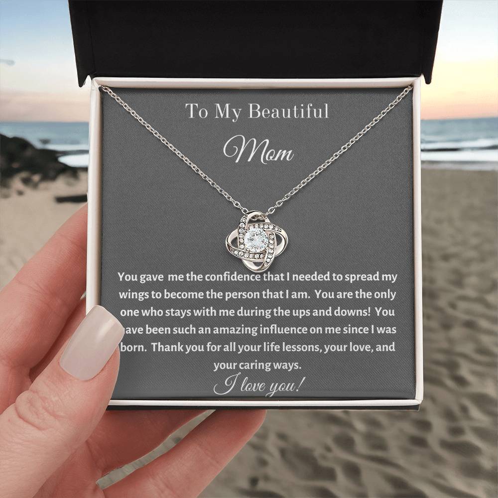 Revd Love Knot Necklace, Mom Gift, Mother's Day Gift, Mom Necklace, Mother Gift From Son, Mother Gift From Daughter, Mom Birthday Gift, Just Because Gift to Mom