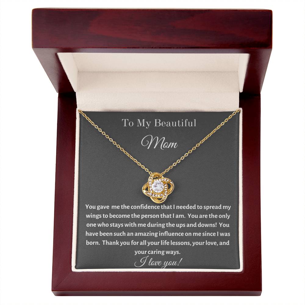 Revd Love Knot Necklace, Mom Gift, Mother's Day Gift, Mom Necklace, Mother Gift From Son, Mother Gift From Daughter, Mom Birthday Gift, Just Because Gift to Mom