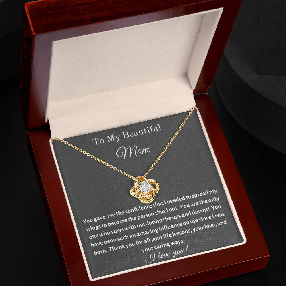 Revd Love Knot Necklace, Mom Gift, Mother's Day Gift, Mom Necklace, Mother Gift From Son, Mother Gift From Daughter, Mom Birthday Gift, Just Because Gift to Mom