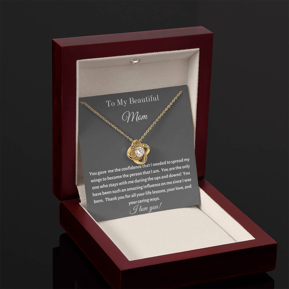 Revd Love Knot Necklace, Mom Gift, Mother's Day Gift, Mom Necklace, Mother Gift From Son, Mother Gift From Daughter, Mom Birthday Gift, Just Because Gift to Mom