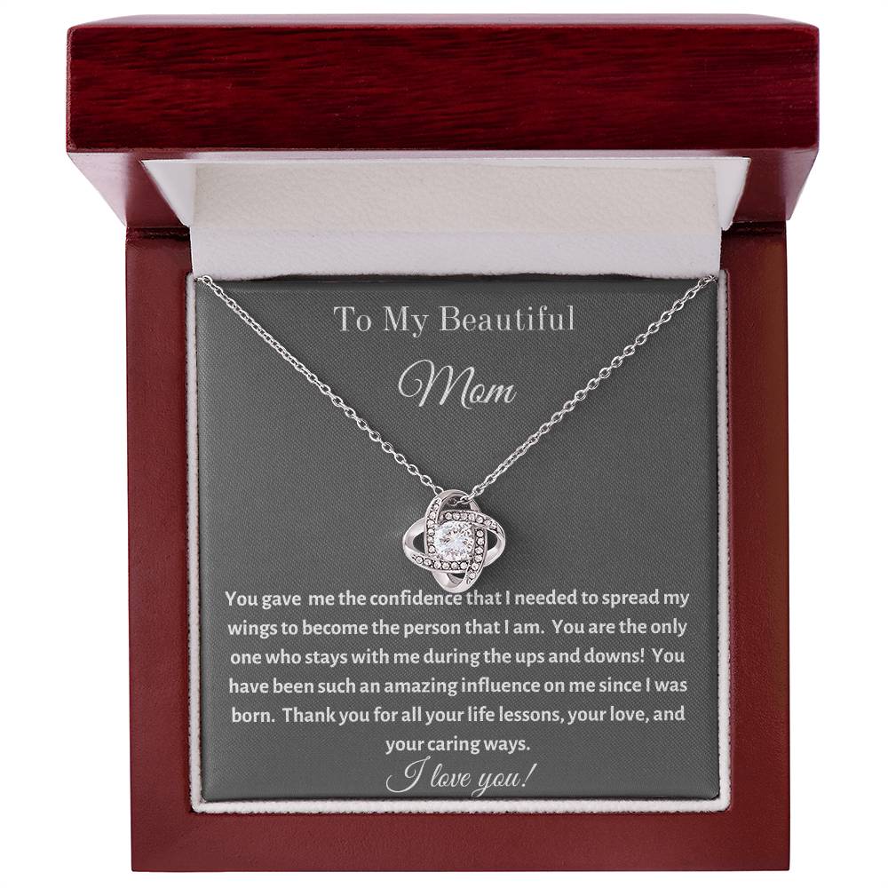 Revd Love Knot Necklace, Mom Gift, Mother's Day Gift, Mom Necklace, Mother Gift From Son, Mother Gift From Daughter, Mom Birthday Gift, Just Because Gift to Mom