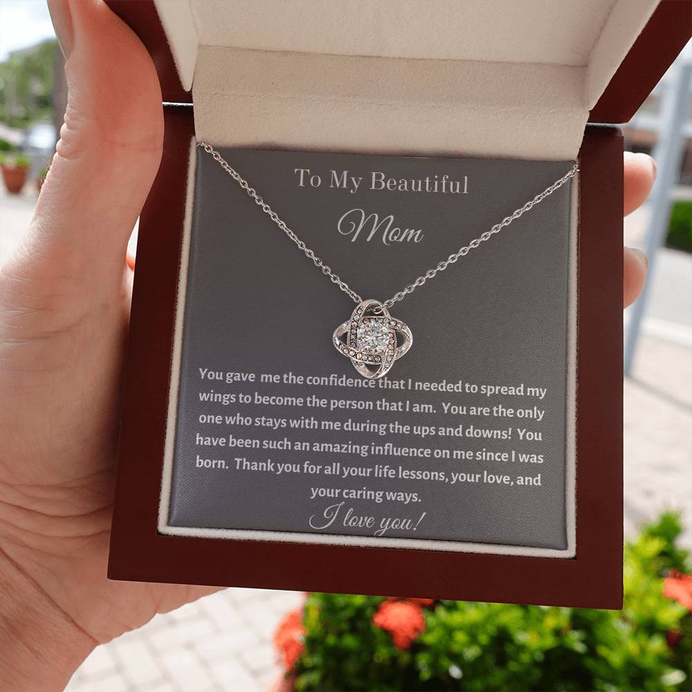 Revd Love Knot Necklace, Mom Gift, Mother's Day Gift, Mom Necklace, Mother Gift From Son, Mother Gift From Daughter, Mom Birthday Gift, Just Because Gift to Mom