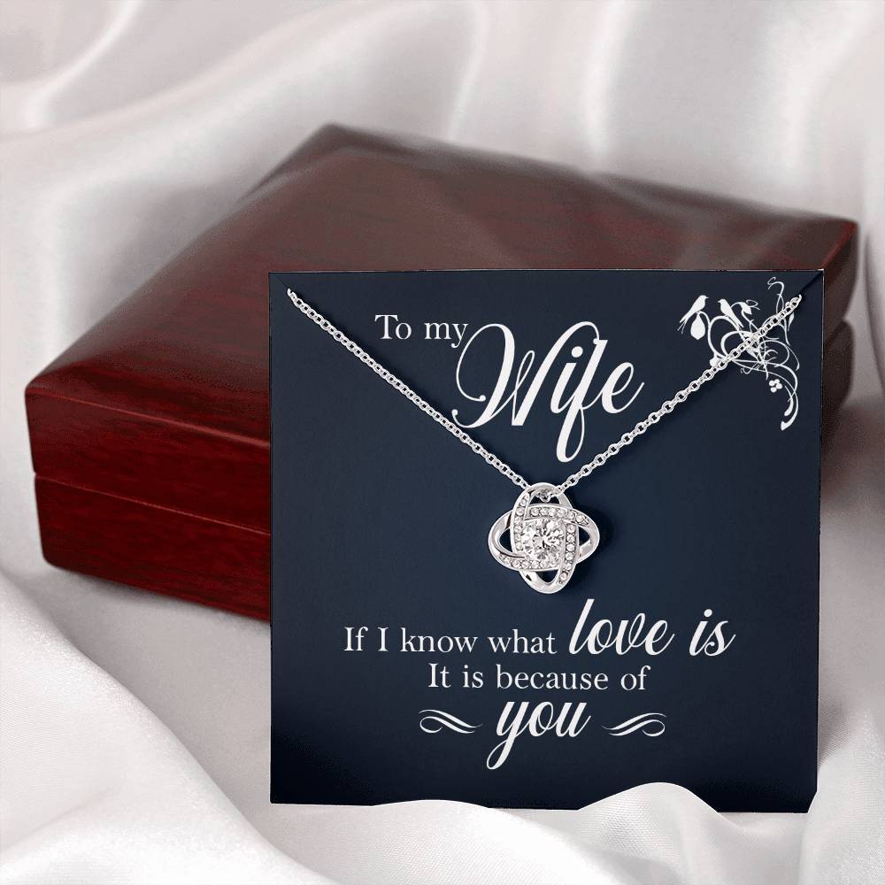 Revd Love Knot Necklace, Wife Gift, Mother's Day Gift, Wife Necklace, Mother's Day Gift From Soulmate, Mother's Day Gift From Spouse, Wife Birthday Gift, Soulmate Birthday Gift, Just Because Gift to Wife, Birthday Gift, Anniversary Gift