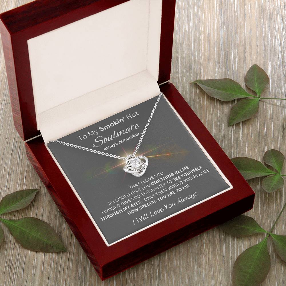 Revd Love Knot Earring & Necklace Set. Wife Gift, Mother's Day Gift, Wife Necklace, Mother's Day Gift From Soulmate, Mother's Day Gift From Spouse, Wife Birthday Gift, Soulmate Birthday Gift, Just Because Gift to Wife, Birthday Gift, Anniversary Gift