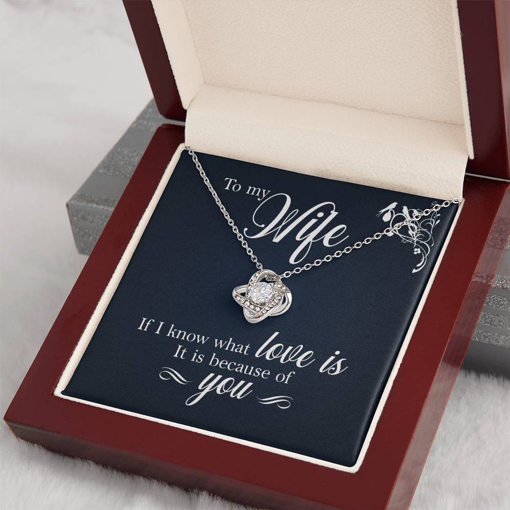 Revd Love Knot Necklace, Wife Gift, Mother's Day Gift, Wife Necklace, Mother's Day Gift From Soulmate, Mother's Day Gift From Spouse, Wife Birthday Gift, Soulmate Birthday Gift, Just Because Gift to Wife, Birthday Gift, Anniversary Gift
