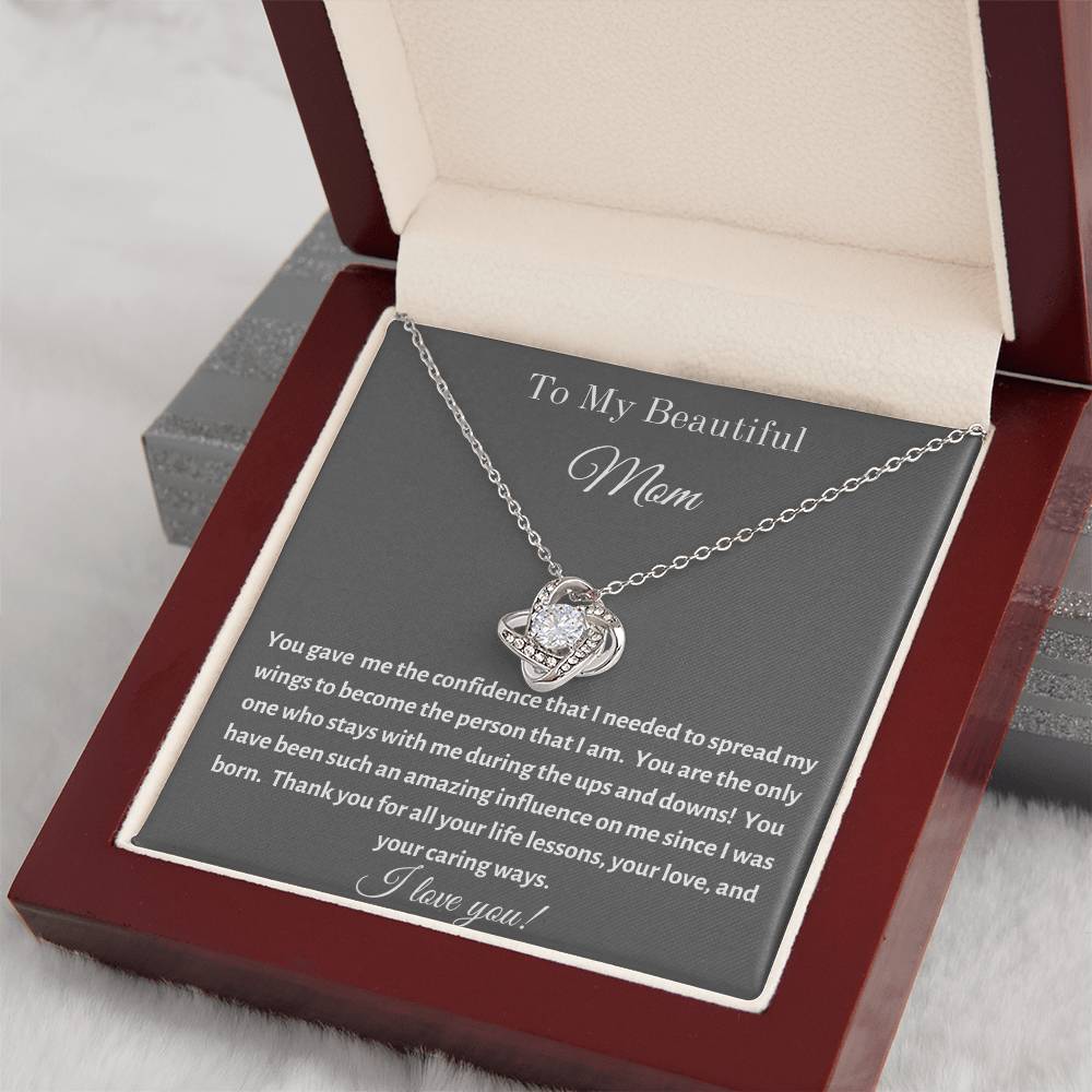 Revd Love Knot Necklace, Mom Gift, Mother's Day Gift, Mom Necklace, Mother Gift From Son, Mother Gift From Daughter, Mom Birthday Gift, Just Because Gift to Mom