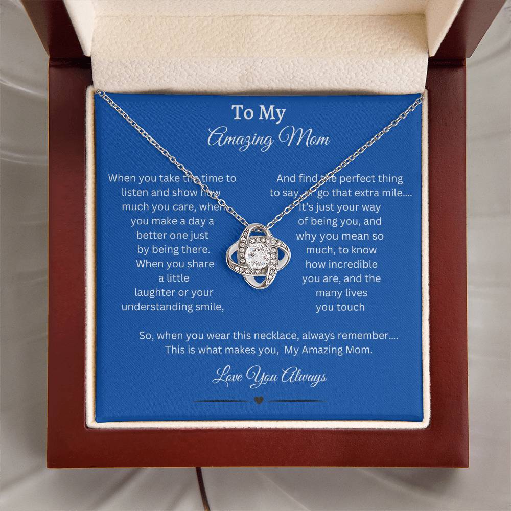Revd To My Amazing Mom, Mom Gift From Son, Mother's Day, Mom Gift From Daughter, Son To Mom Necklace, Daughter To Mom Necklace, Mother Gift From Son, Mother Gift From Daughter, Mom Birthday Gift From Son, Mom And Son Gift, From Son to Mom Just Because