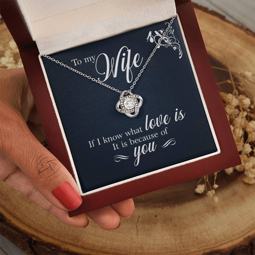 Revd Love Knot Necklace, Wife Gift, Mother's Day Gift, Wife Necklace, Mother's Day Gift From Soulmate, Mother's Day Gift From Spouse, Wife Birthday Gift, Soulmate Birthday Gift, Just Because Gift to Wife, Birthday Gift, Anniversary Gift
