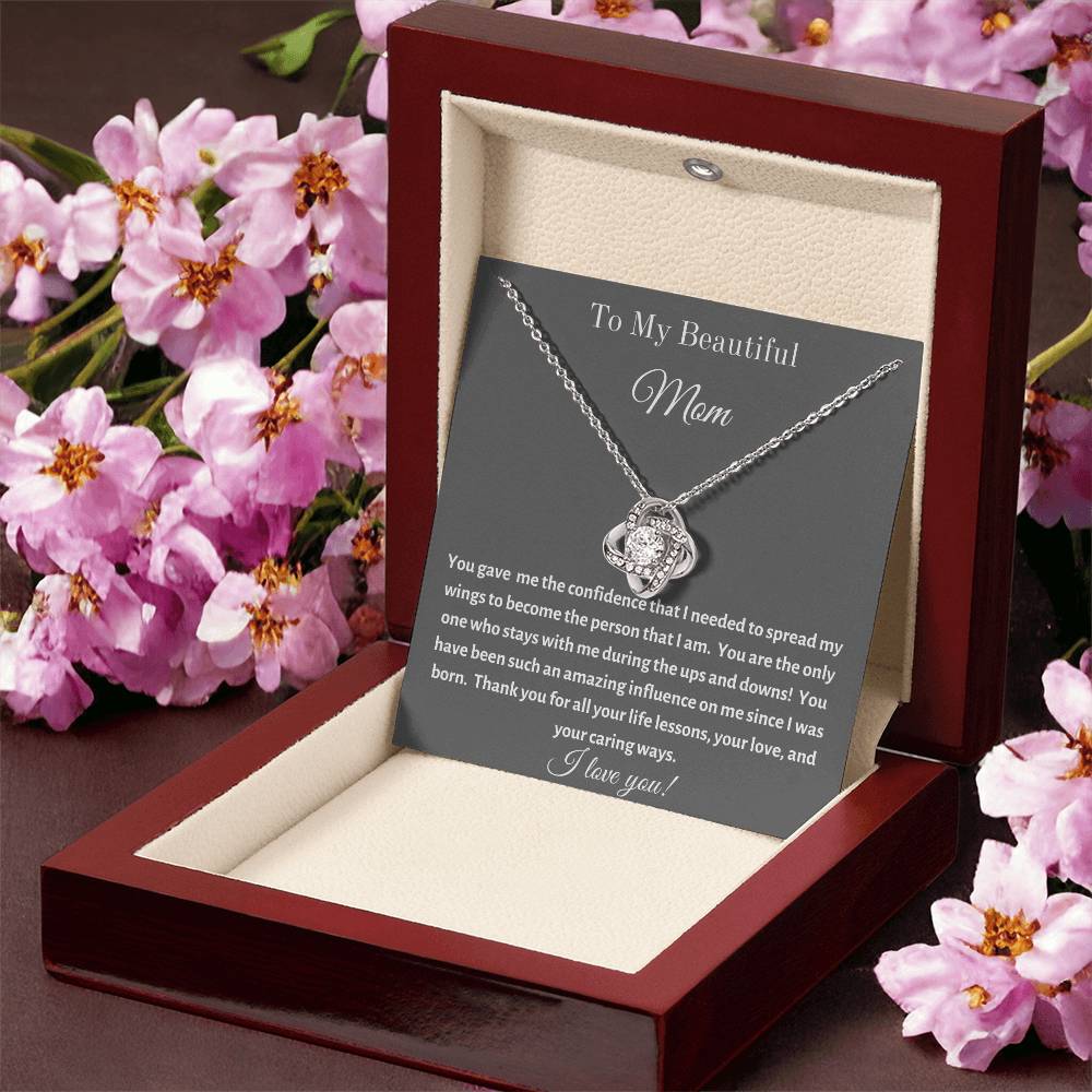 Revd Love Knot Necklace, Mom Gift, Mother's Day Gift, Mom Necklace, Mother Gift From Son, Mother Gift From Daughter, Mom Birthday Gift, Just Because Gift to Mom