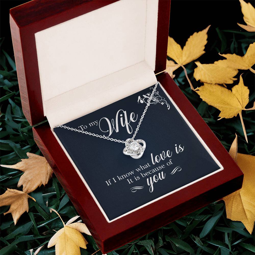Revd Love Knot Necklace, Wife Gift, Mother's Day Gift, Wife Necklace, Mother's Day Gift From Soulmate, Mother's Day Gift From Spouse, Wife Birthday Gift, Soulmate Birthday Gift, Just Because Gift to Wife, Birthday Gift, Anniversary Gift