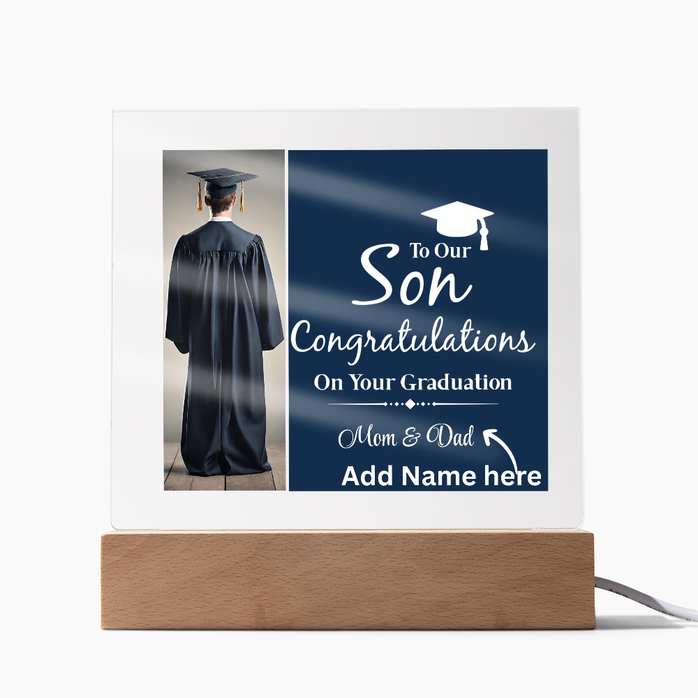 Personalize Printed Acrylic Plaque w/name. Graduate Senior Gift, Graduation Gift for Him, Graduation Gift of 2025, Graduate Gift