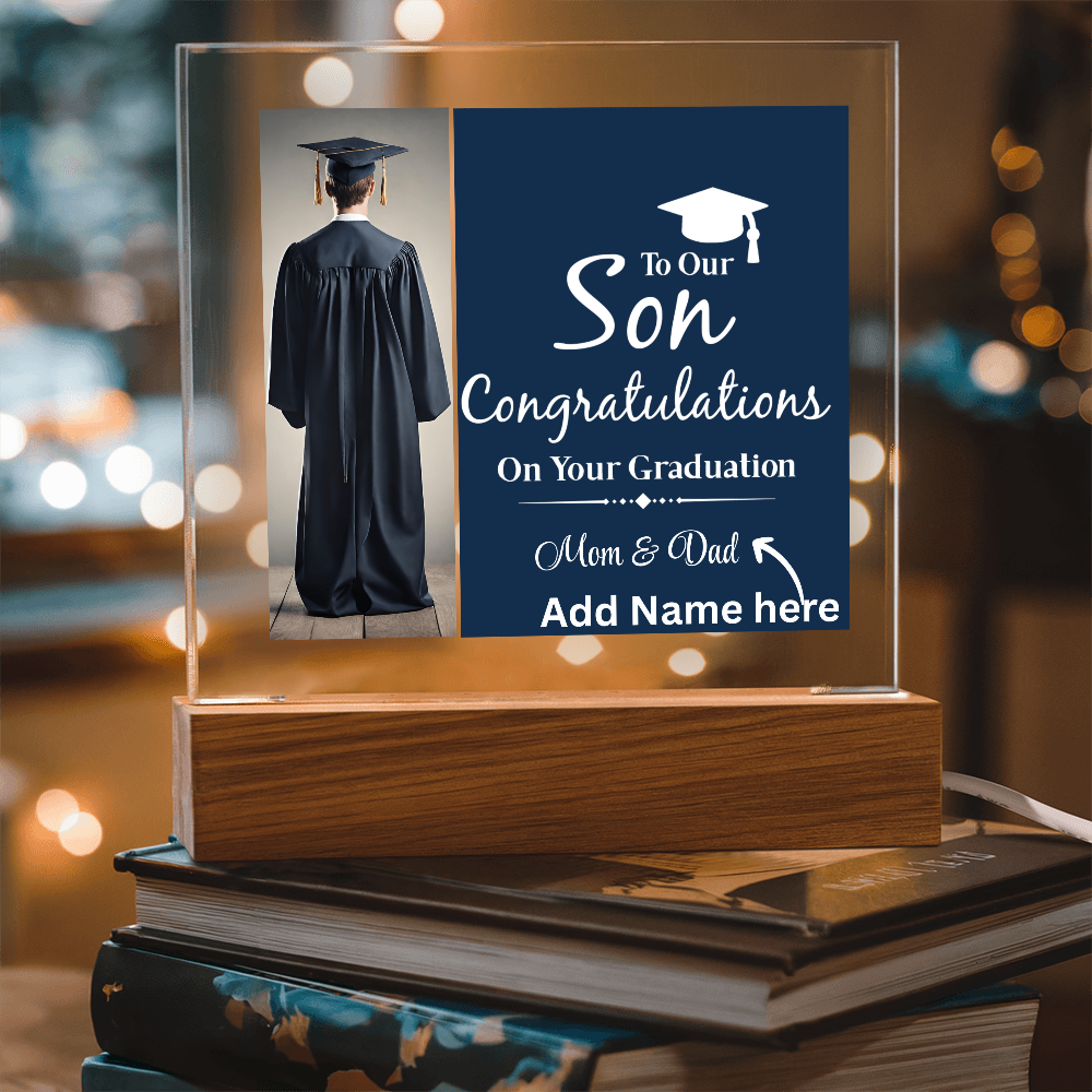 Personalize Printed Acrylic Plaque w/name. Graduate Senior Gift, Graduation Gift for Him, Graduation Gift of 2025, Graduate Gift