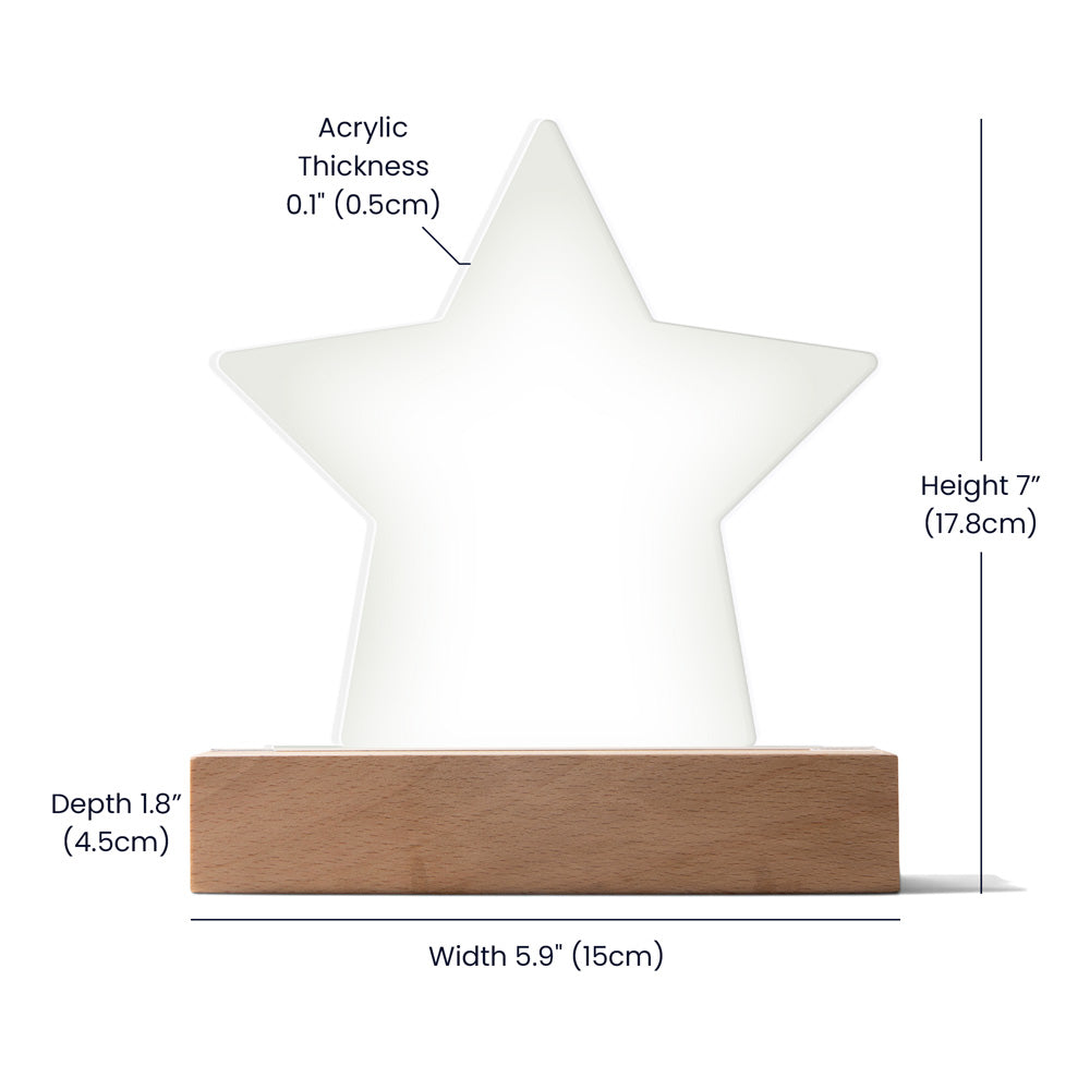 Personalize Printed Acrylic Star Plaque w/name. Graduate Senior Gift, Graduation Gift for Him, Graduation Gift of 202