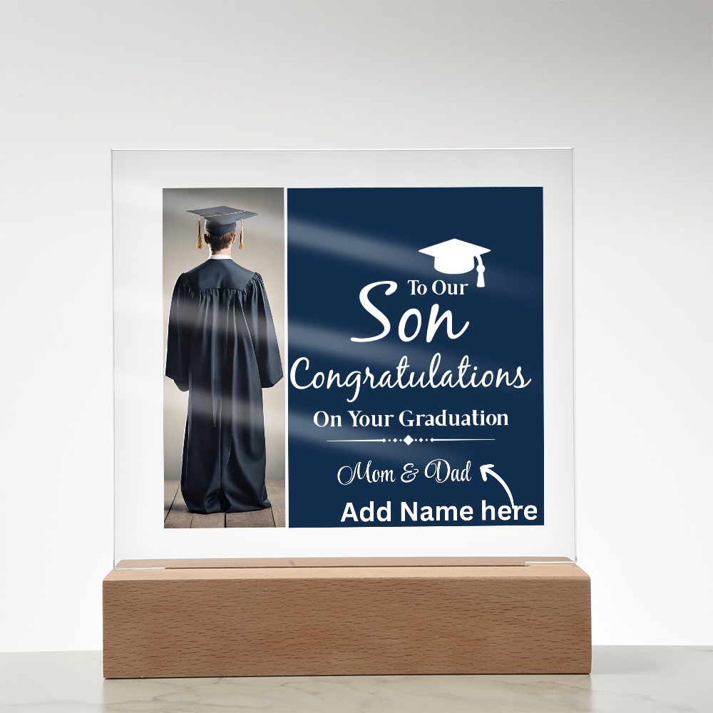Personalize Printed Acrylic Plaque w/name. Graduate Senior Gift, Graduation Gift for Him, Graduation Gift of 2025, Graduate Gift